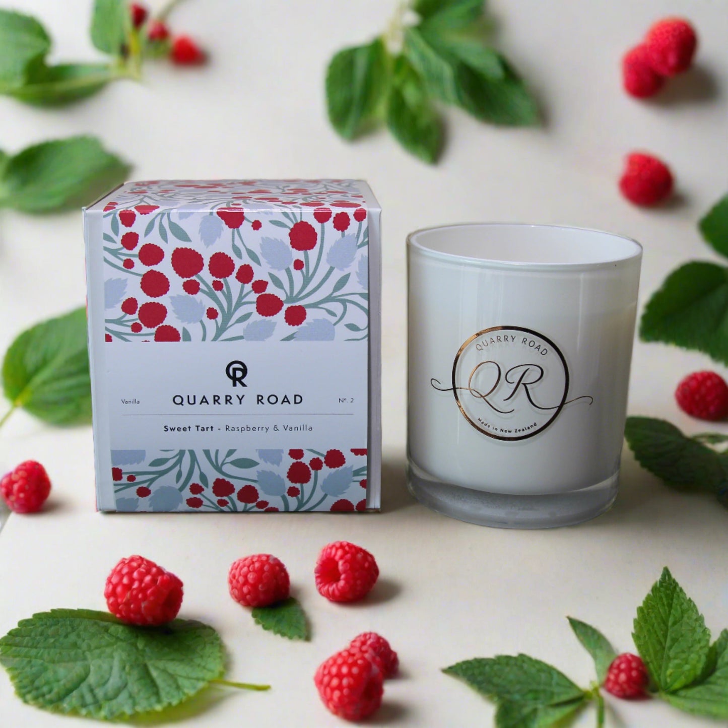 Candle by Quarry Road. SWEET TART. Delicious aroma of raspberries and strawberries with lower notes of musk and vanilla, most popular. $39.99
