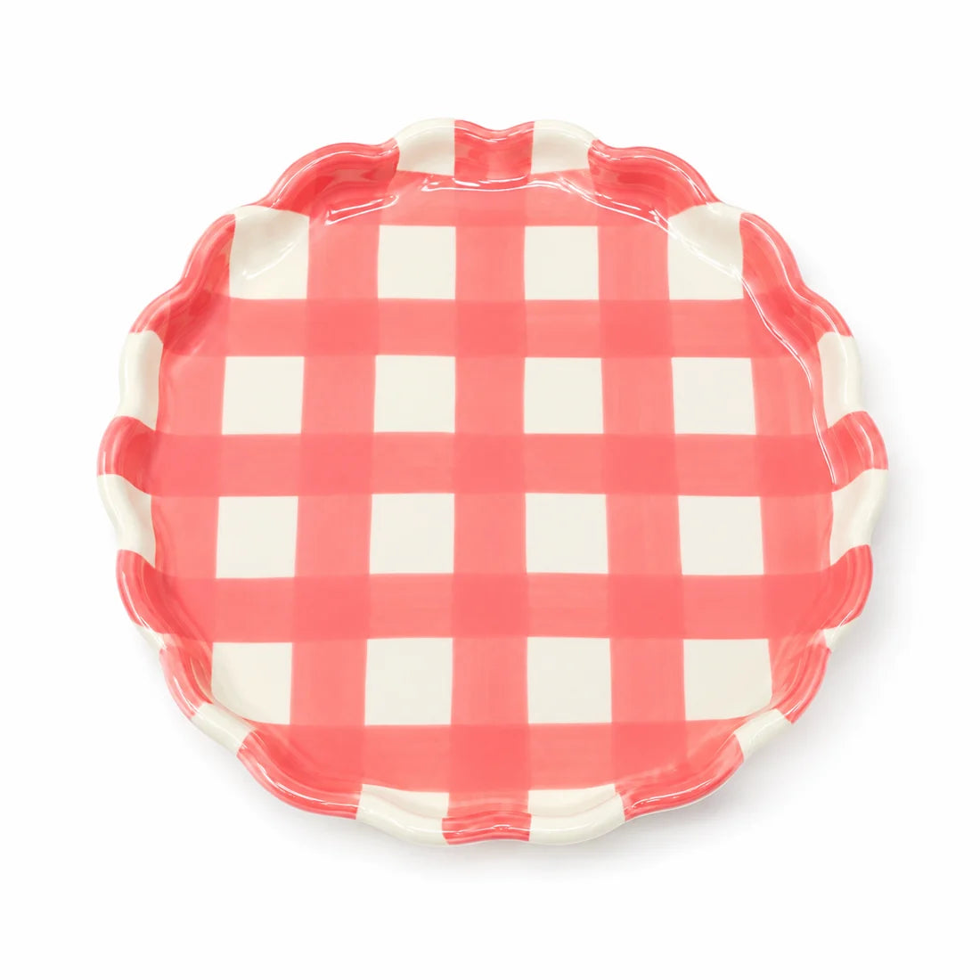 Trinket Dish - Pink Gingham