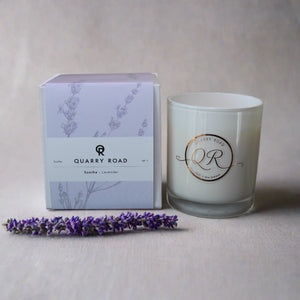 Quarry Road 300g scented candle. SOOTHE. Lovely Lavender candle bringing in Rosemary and other lower tones. Relaxing and blissful. $39.99