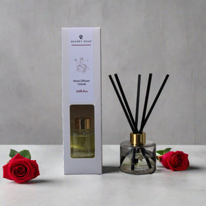 Quarry Road reed diffuser. WITH LOVE. Like an explosion of floral aromas this is absolutely exquisite. $34.95t.